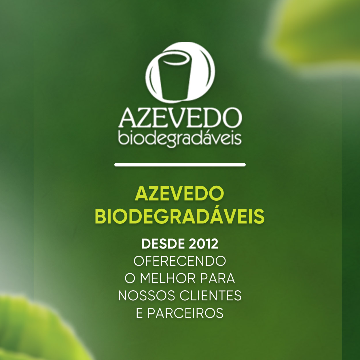 Azevedo Biodegradáveis - banner m